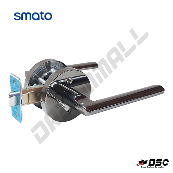 [SMATO] 스마토 도어록 목문레버 욕실용 DL05-BL 침실 일반 목문 손잡이 잠금기능