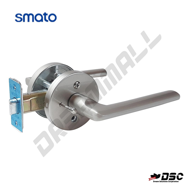 [SMATO] 스마토 도어록 목문레버 욕실용 DL05-SN 침실용 일반 목문 손잡이 잠금기능