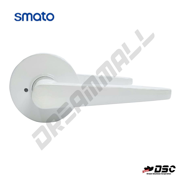 [SMATO] 스마토 도어록 목문레버 욕실용 DL11-WH 화이트