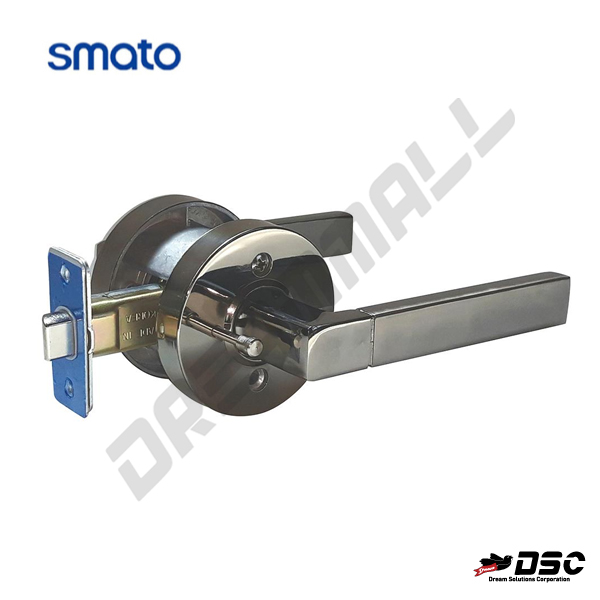 [SMATO] 스마토 도어록 목문레버 욕실용 DL06-SN 침실 일반 목문 잠금 PUSH 버튼