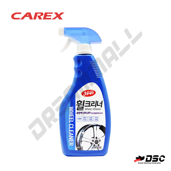 [CAREX] WHEEL CLEANER (카렉스/타이어 휠클리너/3분세차 휠크리너) 650ml*5EA