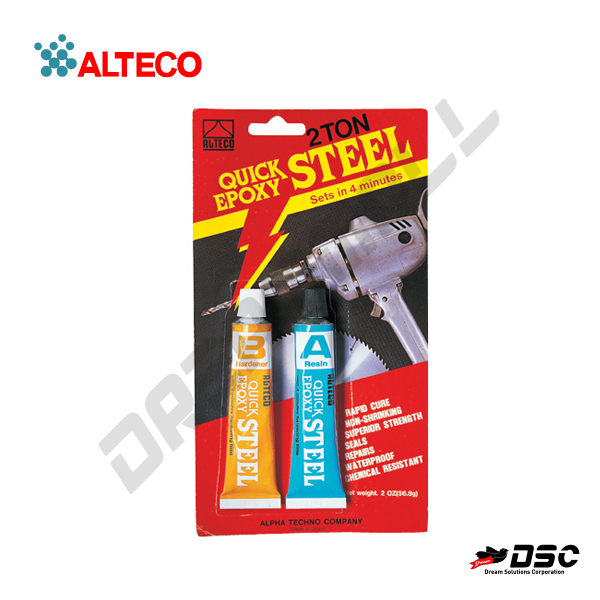 [ALTECO] QUICK EPOXY STEEL (알테코/에폭시접착제/스틸) 56.7g*12EA/BOX 박스단위출고