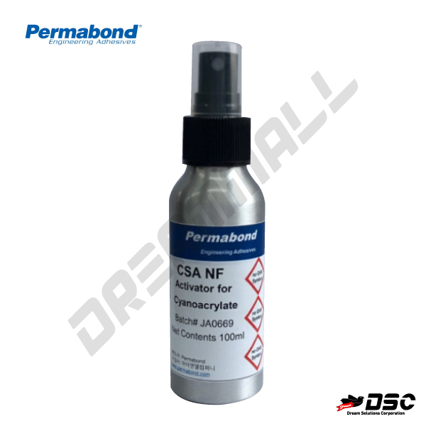 [PERMABOND] 퍼마본드 CSA-NF 경화촉진제 (순간접착제용) 100g/bottle