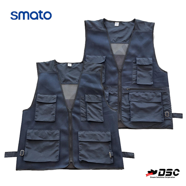 [SMATO] 스마토 도로용품 작업조끼 2종 MT-N301/FT-N301 네이비
