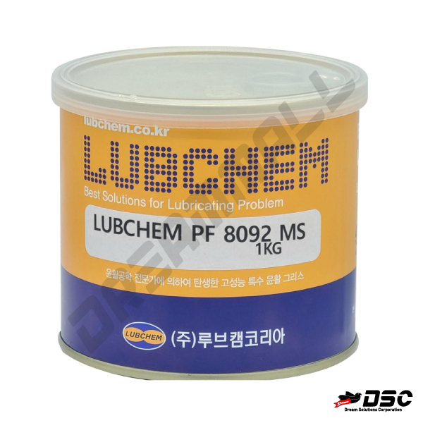 [LUBECHEM] 루브캠 루브켐 고온용 다목적윤활구리스 초고온프리미엄 불소유 PF 8092 MS 1kg/CAN