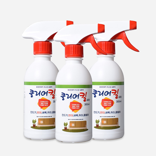 [기타제조사] 빈대살충제 클리어킬 (진드기,빈대,벼룩) 300ml/Spray