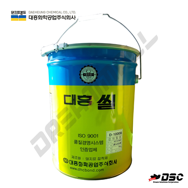[DAEHEUNG] D-1000B (대흥화학/돼지표/합성고무계접착씰링제) 18kg/Can