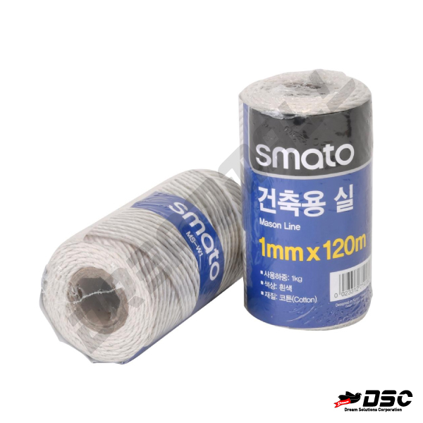 [SMATO] 스마토 건축용실 MS-W1 1mm*120M 5개/BOX