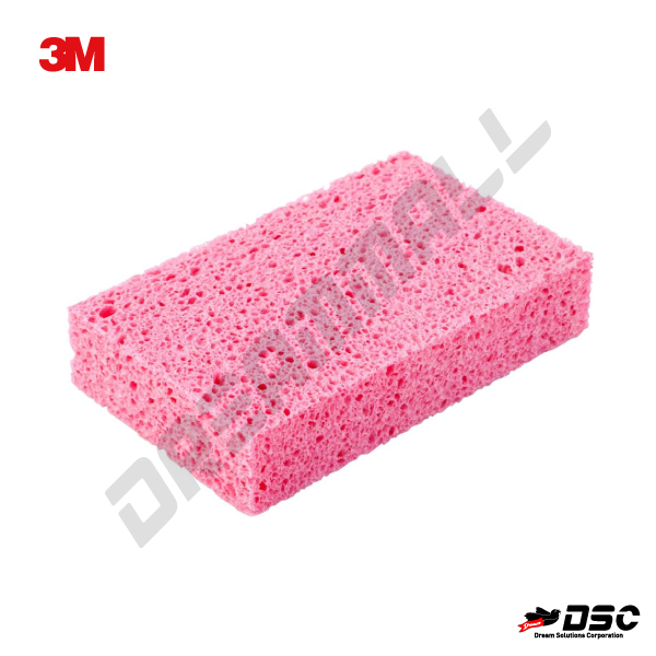 [3M] 쓰리엠 천연펄프수세미 분홍색 REC-114