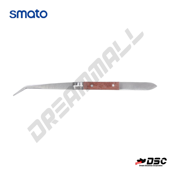 [SMATO] 스마토 핀셋 역핀셋 곡선형45도 165mm