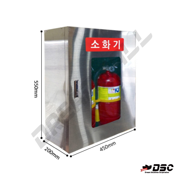 [SAFELAB] JI-S45 소화기보관함 케이스거치대 소방용품 (전면투명아크릴창)