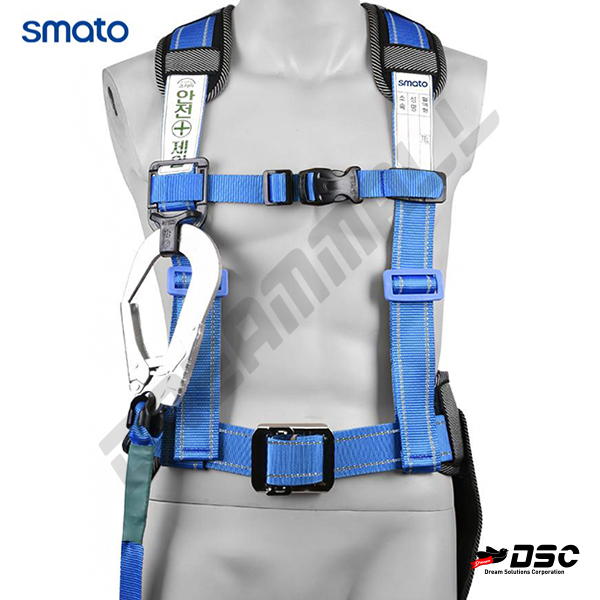 [SMATO] 스마토 상체식 안전벨트 DMS-103SB 산업용 건설 현장 안전대 추락방지