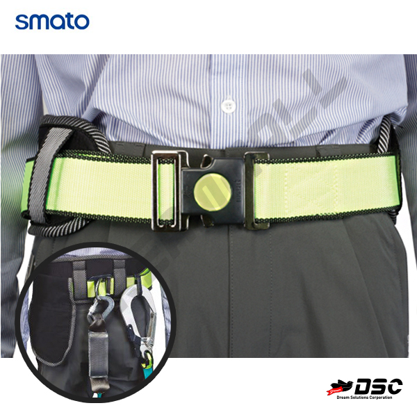 [SMATO] 스마토 벨트식 안전대 DMS-303 웨빙죔줄 원터치형 산업용 추락방지