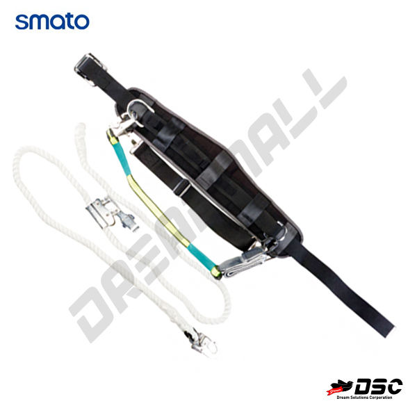 [SMATO] 스마토 주상안전대 DMS-502-1 둔부받침 웨빙죔줄 벨트식 안전대 산업용
