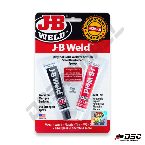 [JB WELD] 제이비웰드 8265S (고온용에폭시접착제/냉간용접대체접착) 56.8g/SET