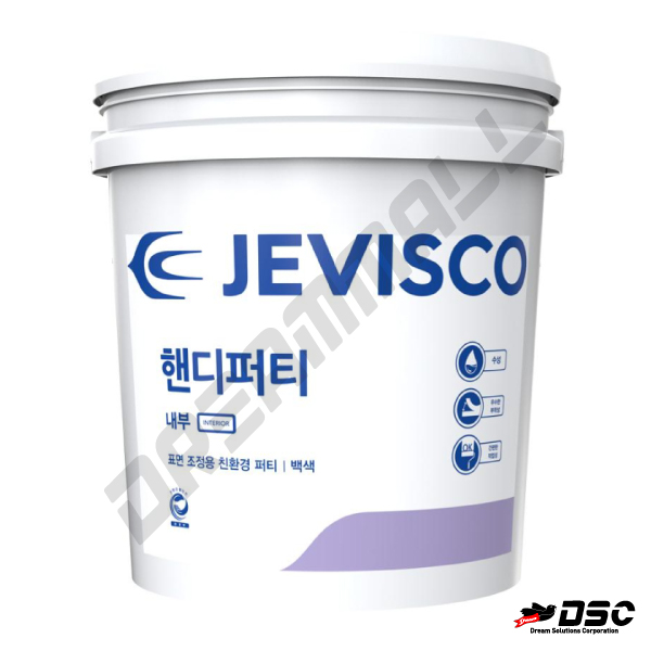 [제비표] 제비스코 JEVISCO 건축용퍼티 핸드퍼티내부용 5kg/CAN