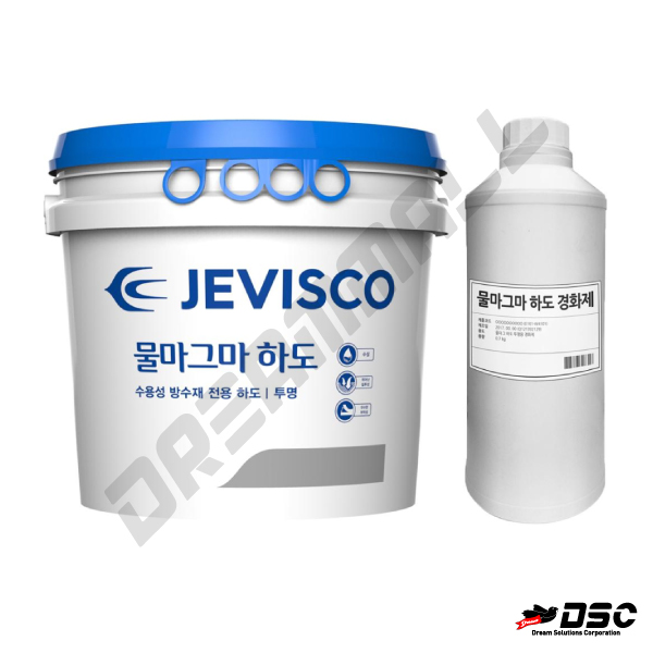 [제비표] 제비스코 JEVISCO 물마그마 바닥용방수 우레탄페인트 수성 하도 투명 3.5kg, 16kg